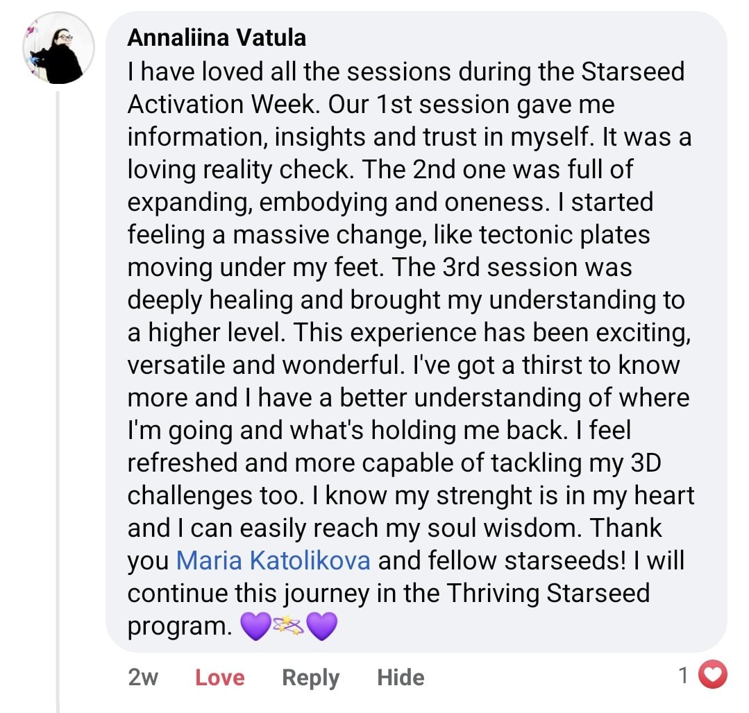 Annaliina starseed activation